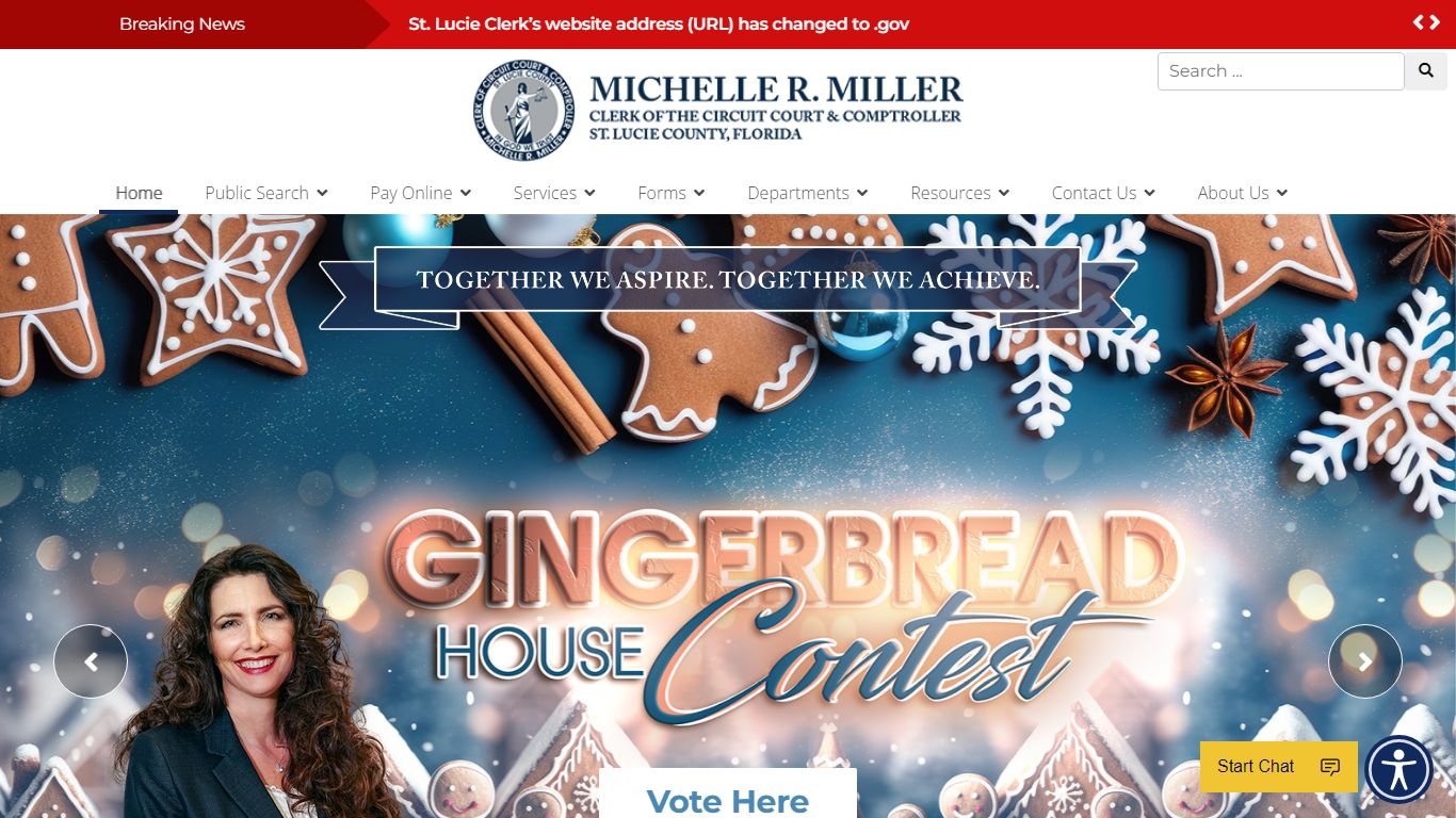Saint Lucie County Clerk of the Circuit Court Website