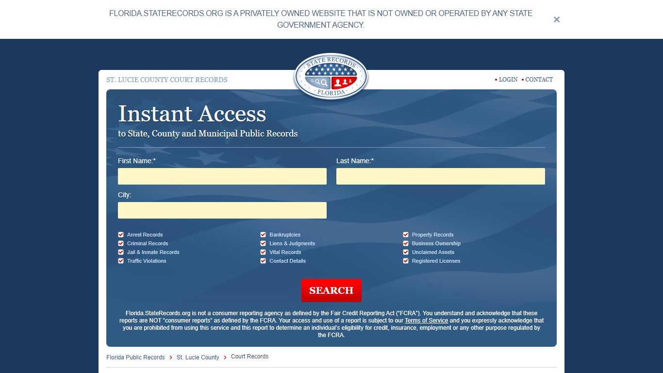 St. Lucie County, Florida Court Records | StateRecords.org